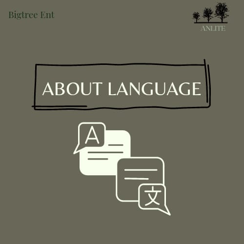 about language